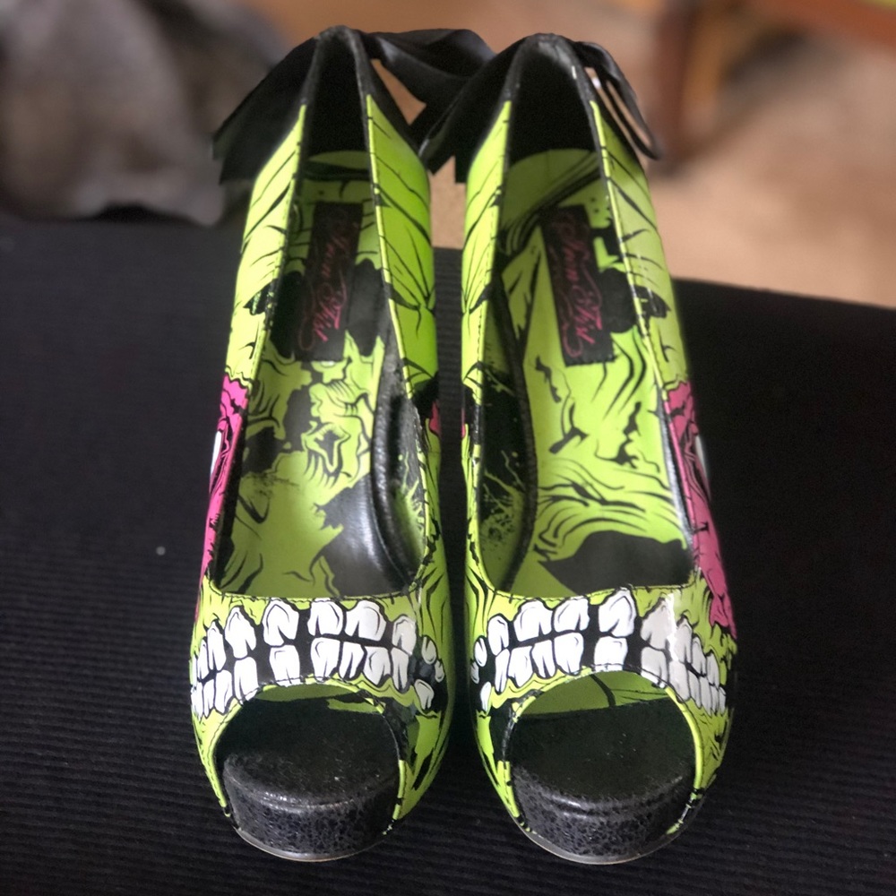Iron fist Zombie Stomper platform pumps